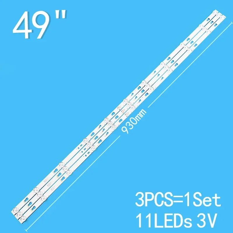 LED backlight strips for T49FSL6010 HR-99A05-00437 LVF490CSDX LE03RB2R0-DK 4C-LB490T-HR9 49D1200 49HR332M11A2 V3 49sk6000 Mg4s49