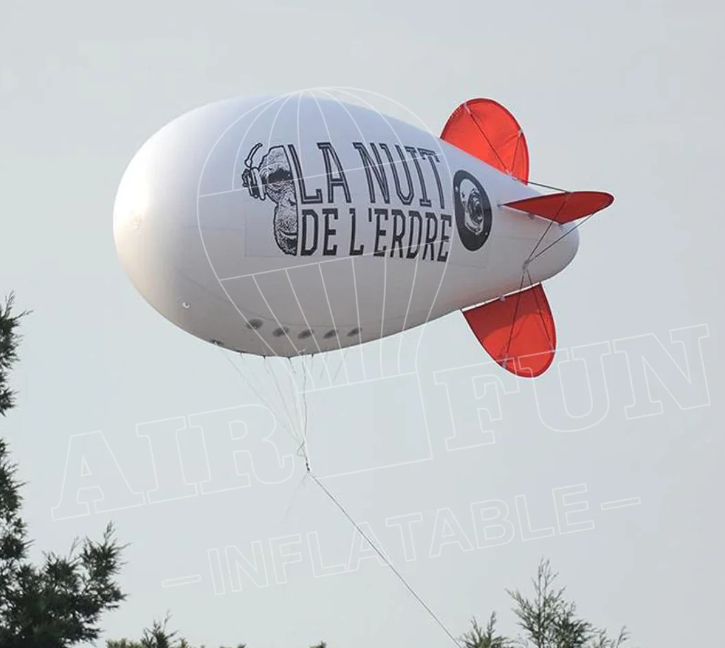 Drones Inflatable Advertising Blimps RC Unit Control Inflatable Airship for Basketball Match