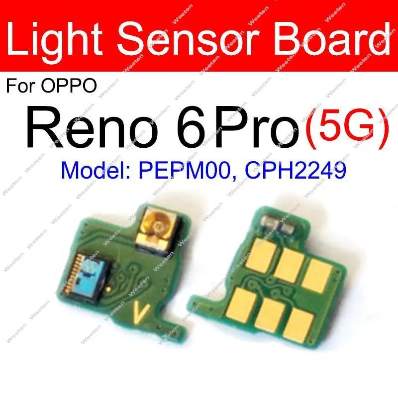 For OPPO Reno 4 5 6 Pro 6Pro Plus 5G Proximity Ambient Light Sensor Flex Cable Small Board Parts