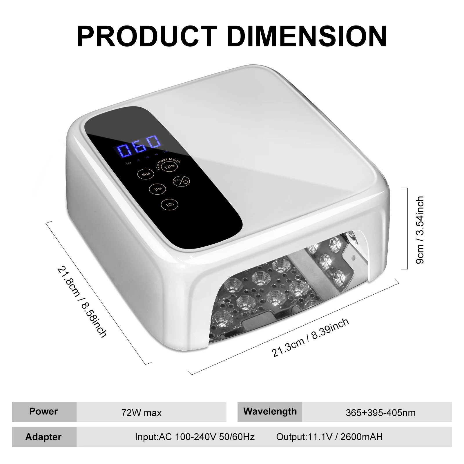 LIMEGIRL Professional UV 36LED โคมไฟเล็บเครื่องเป่า HD สมาร์ทเซ็นเซอร์เล็บแห้งโคมไฟได้อย่างรวดเร็วแห้งเจลเล็บเล็บเครื่องมือ