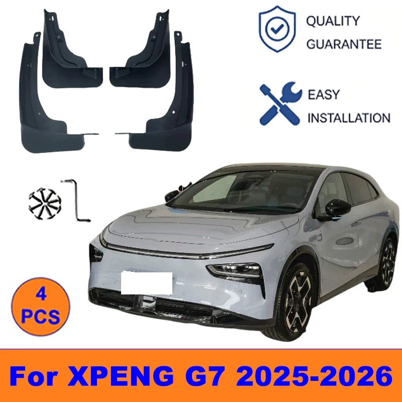 

4Pcs Mud Flaps For XPENG G7 2025-2026 - Splash Guards Front&Rear Wheel Fender Mudguards Car Exterior Protection Accessories