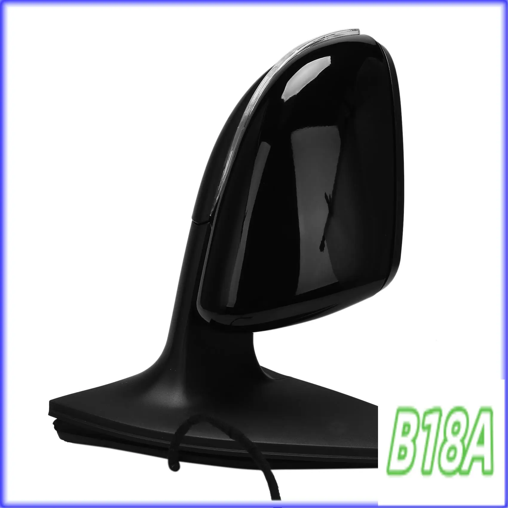

H5-Side Door Rear View Mirror Assembly LH 6 Lines For Golf MK6 2009-2012 With Electric Adjustment / Heating Black