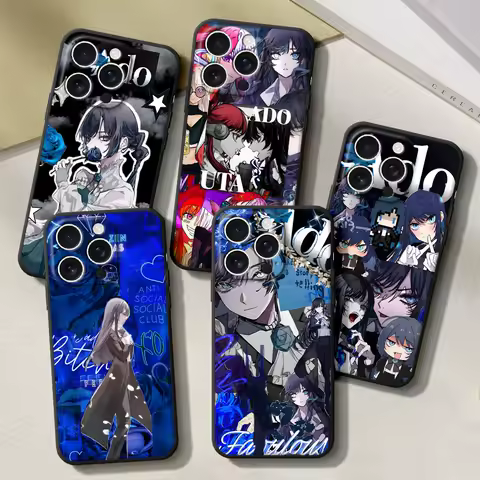 Ado Japanese Singer Case for Xiaomi Poco C65 F5 X3 NFC X5 M6 M4 X4 M3 X2 F7 Pro Black TPU Phone Cover Funda Capa