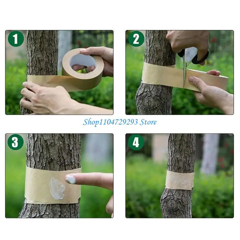 Tree Guard Adhesive Tree Tape 165FtX2Inch Tape Trunk Protectors Wrap 