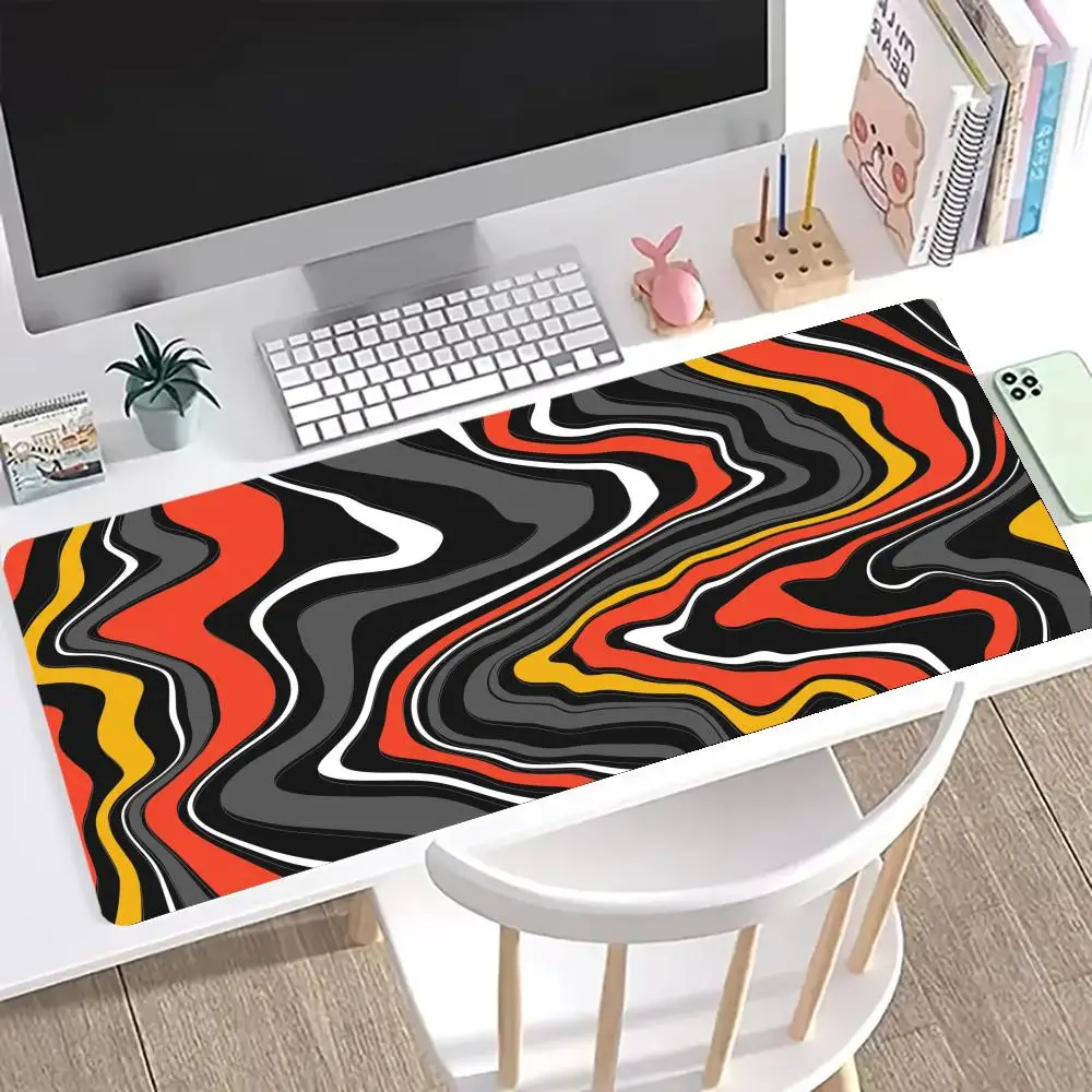 Computer Mouse Pad Gaming Mousepad Abstract Large Strata Liquid Mouse Mat Gamer XXL 80x30cm Mause Carpet PC Keyboard Pad Deskmat