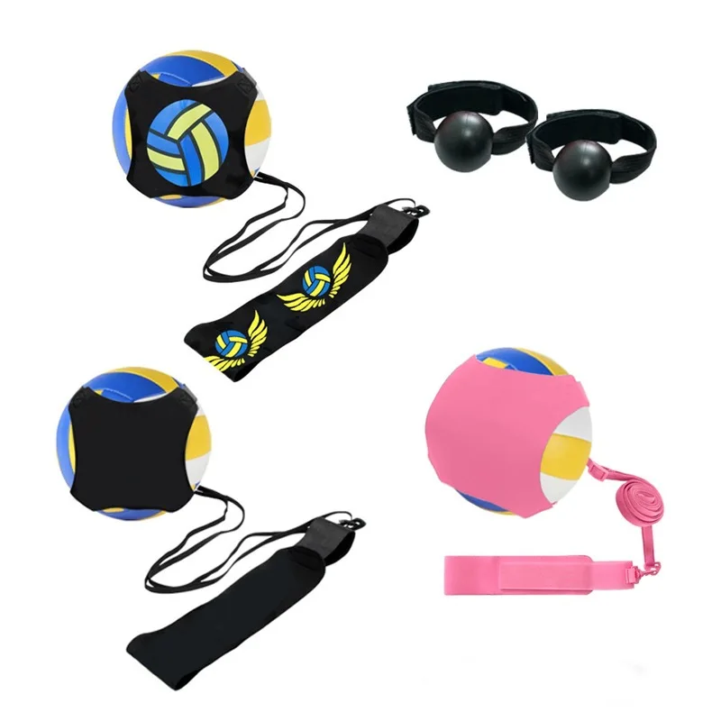 Elastic Rebound Volleyball Training Strap, In-Situ Practice Auxiliary Equipment With Volleyball Storage Carry Bag