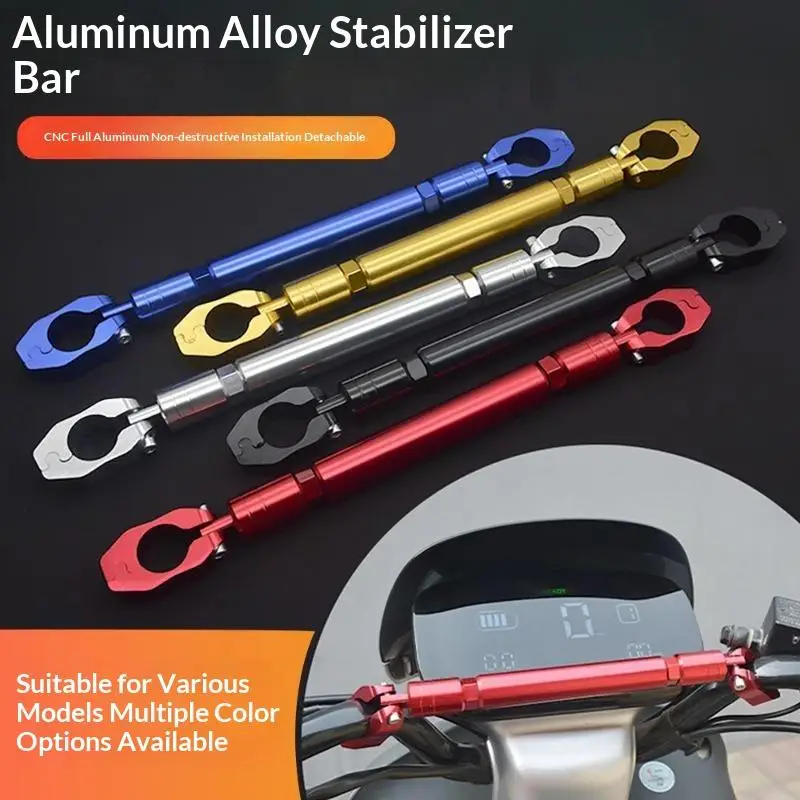 Motorcycle Thick Balance Bar Universal 22mm Aluminum Crossbar Strengthen Handlebar Extended Moto Handle Grip Reinforce Lever