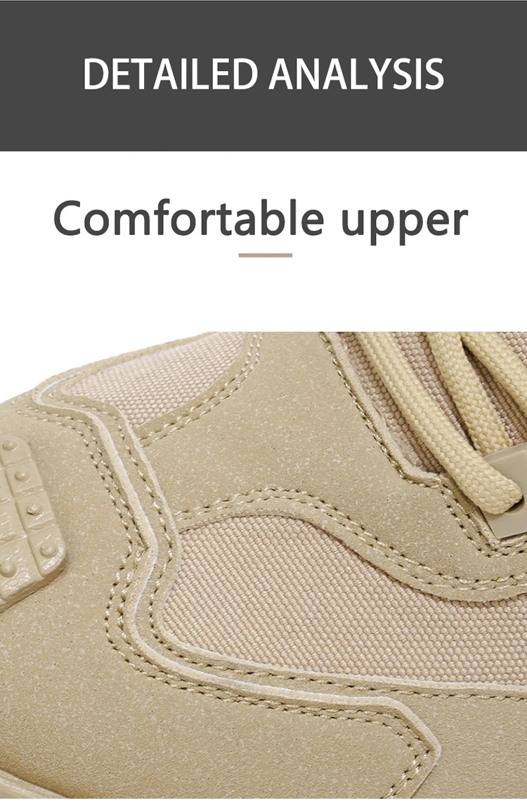 Neue Herbst-High-Top-Sport-Wanderstiefel in großen Größen, bequem mit dicken Sohlen, leicht und lässig, geeignet für tägliche Outdoor-Aktivitäten, Wandern, Reisen, Bergsteigen und Campingausrüstung für alle Jahreszeiten. – Detail 6