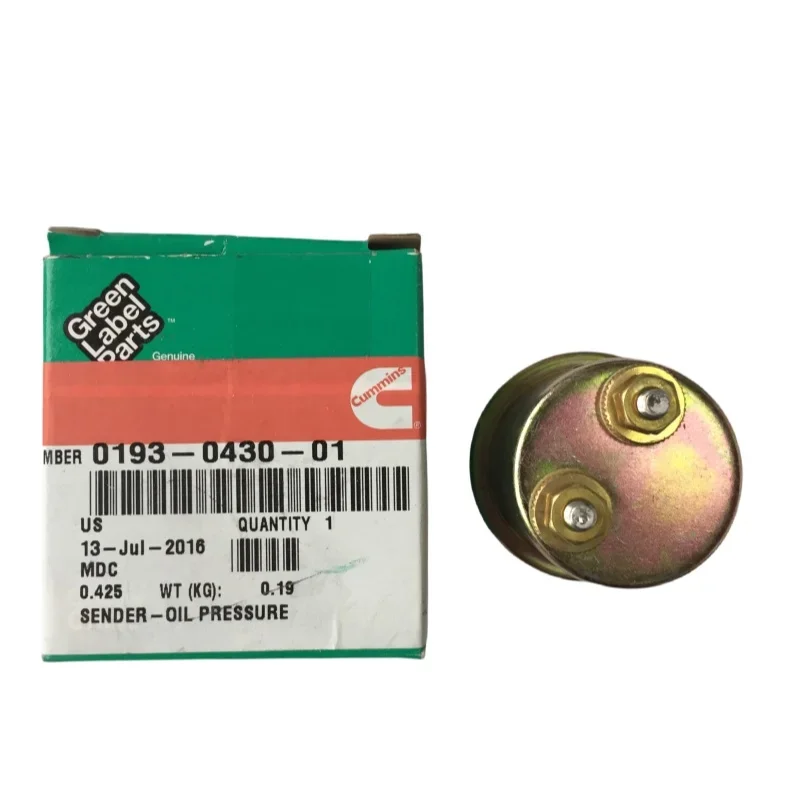 커민스 정품 기계 엔진 부품 엔진 0193-0430 커민스 오일 압력 센서