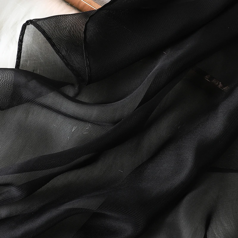 2023 neue Mode Sommer Frauen einfarbig Strand Schal Seide Schals Stirnband Weibliche Stirnband Wraps Sonnencreme Hijab Großhandel – Detail 5