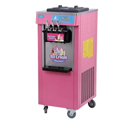 Coffee shop Professional Ice Cream Maker Manufacturer Commercial Soft Serve Ice Cream Making Machine