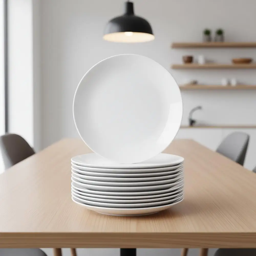 

Набор из 12 обеденных тарелок Catering Coupe, 10.5 дюймов, белый