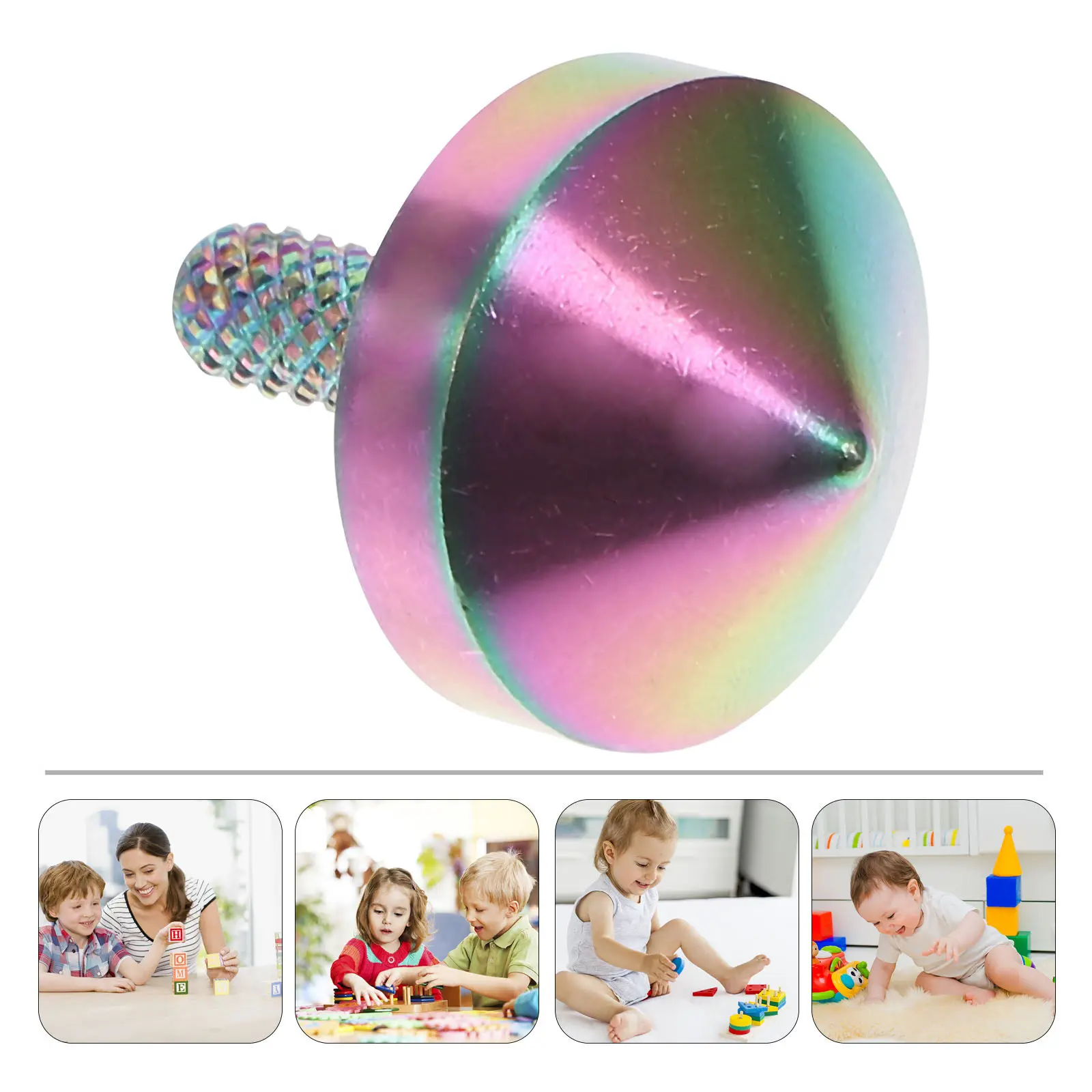 

Металлический спиннер-гироскоп из сплава, антистресс для взрослых, декор для рабочего стола, средство от тревоги, металлический фиджет-тотем