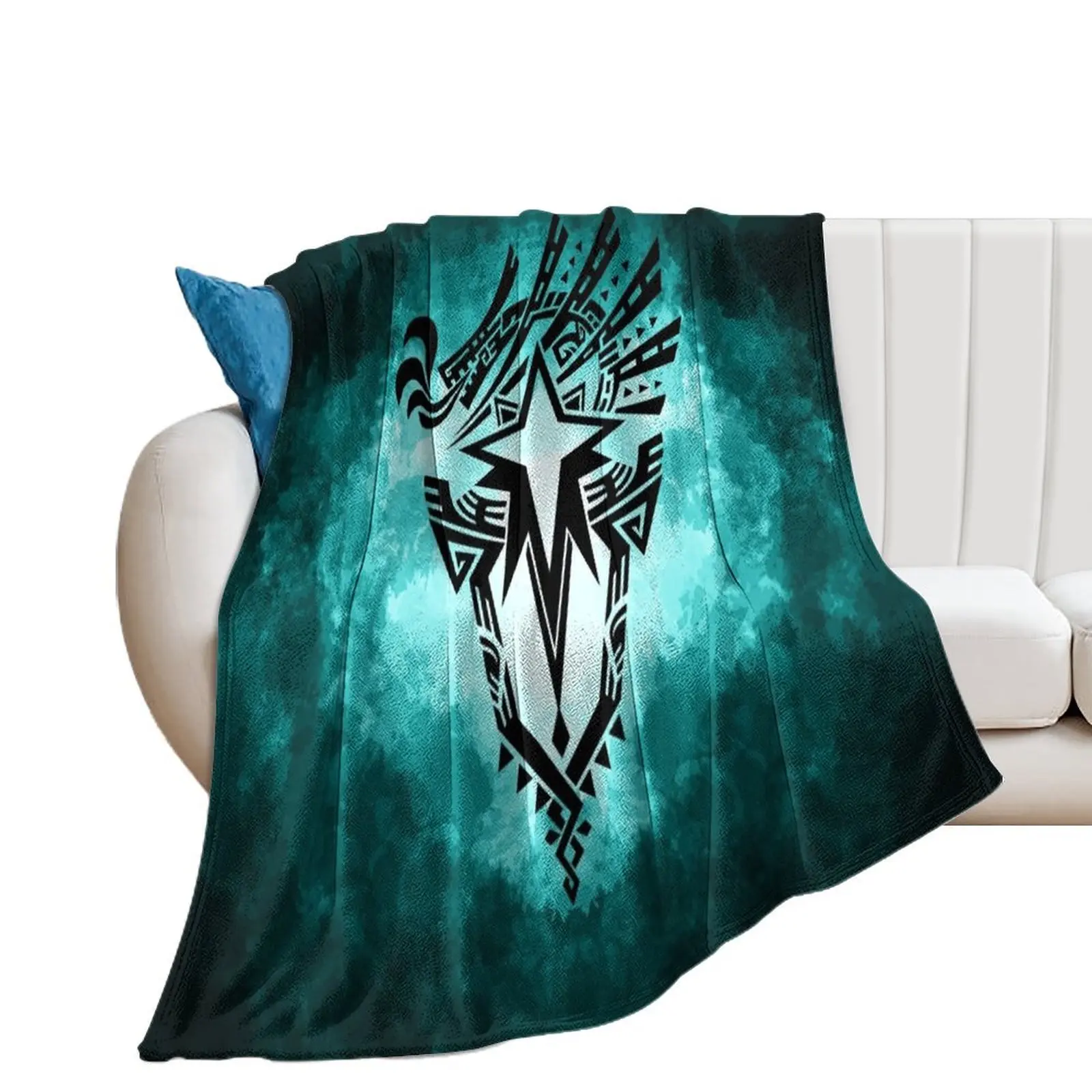 Monster Hunter World: Iceborne - Logo Throw Blanket Hairy Hairys For Baby Blankets