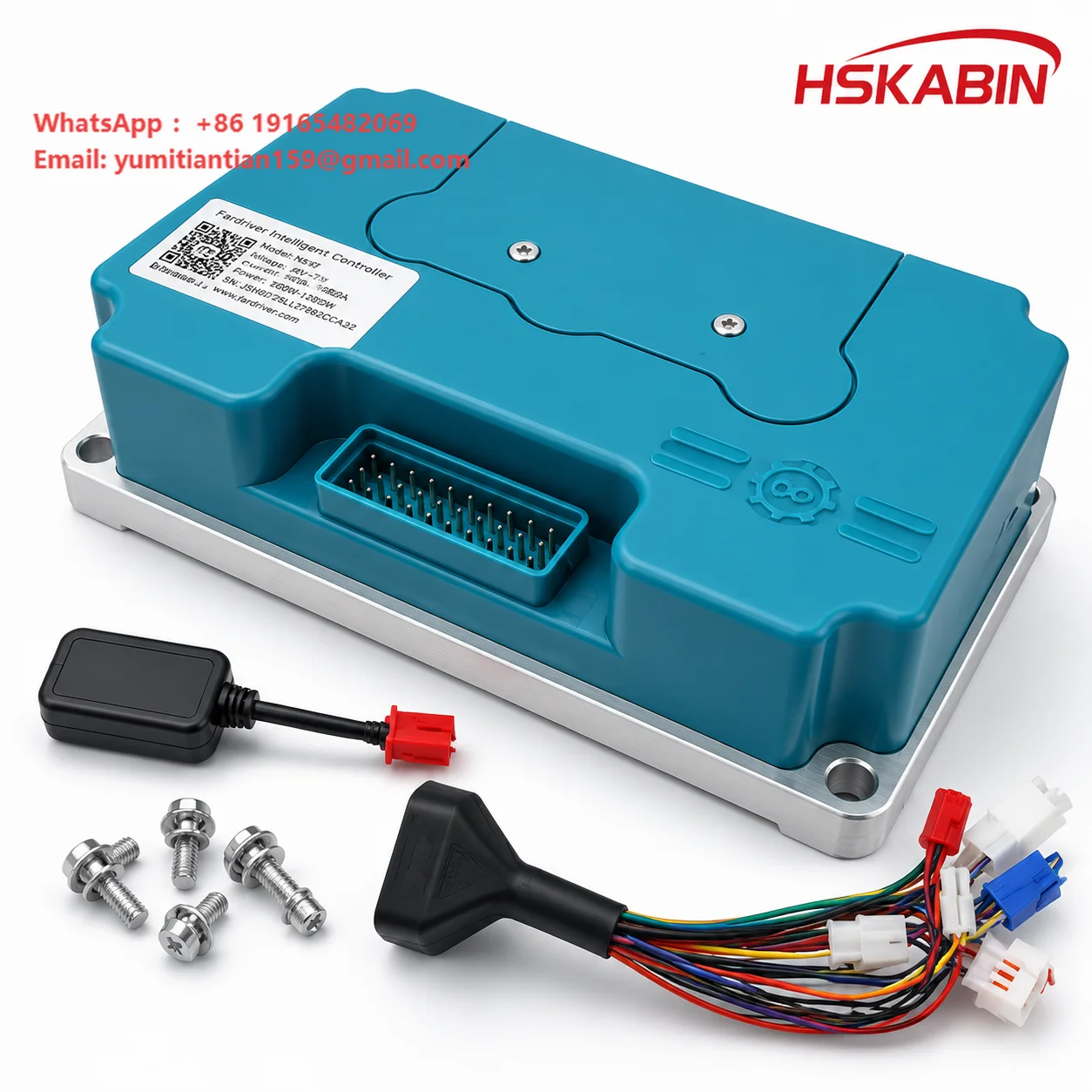 Kabin Fardriver Electric Vehicle ND72890 Sine Wave Controller 500A/890A 72V Electric Motorcycle Mid Drive 800w-12000w
