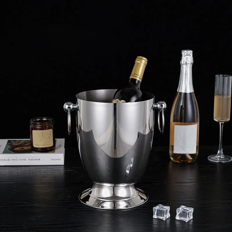 304 stainless steel champagne basin, ice bucket, large party ice bucket, party ice cub, champagne, red wine, and liquor basin