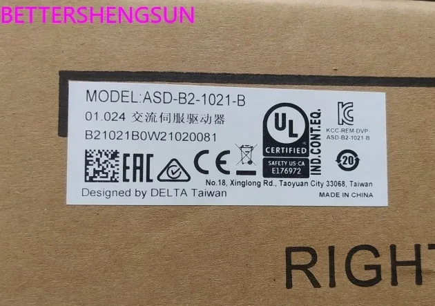 

ASD-B2-1021-B ASD-B2-1521-B новый оригинальный сервоконтроллер