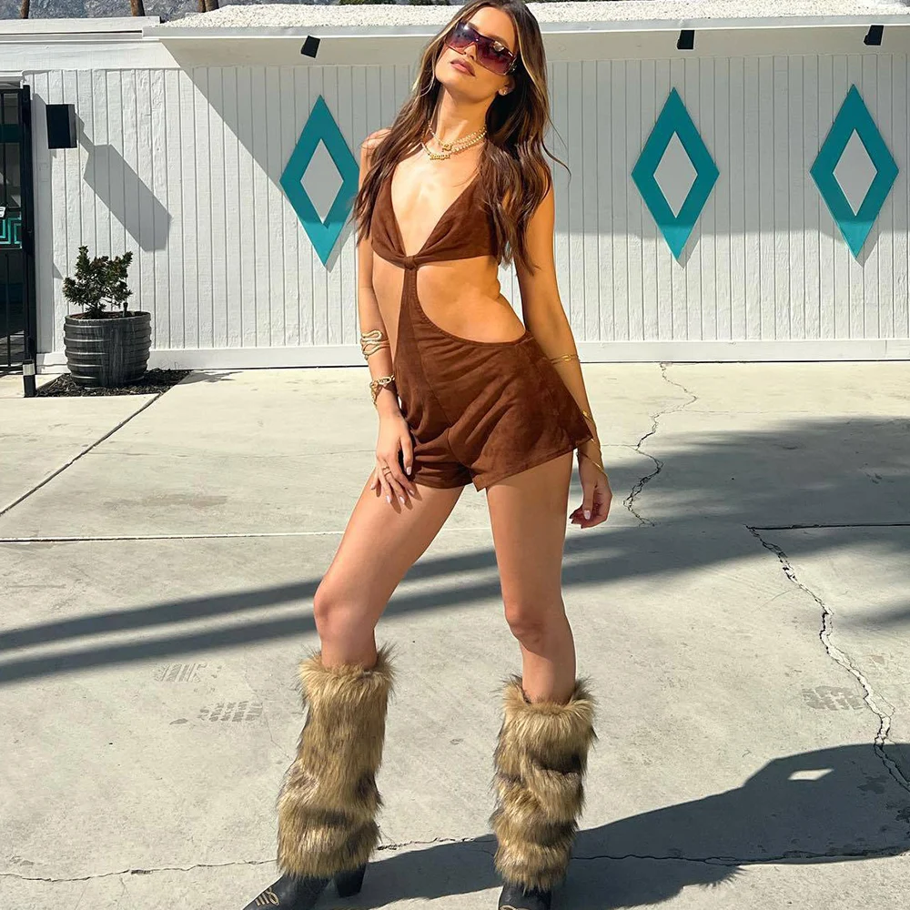 

Винтажные гетры из искусственного меха в стиле Y2K, теплые зимние пушистые накладки на ботинки в стиле Harajuku для девушек, аксессуары для косплея в стиле JK, панк, хип-хоп