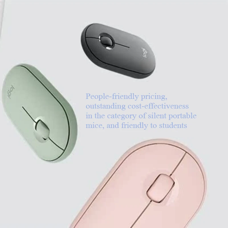 Logitech M350 Has A Smooth and Rounded Shape, Like A Delicate Pebble, with Beautiful Lines and A Very Artistic Sense.