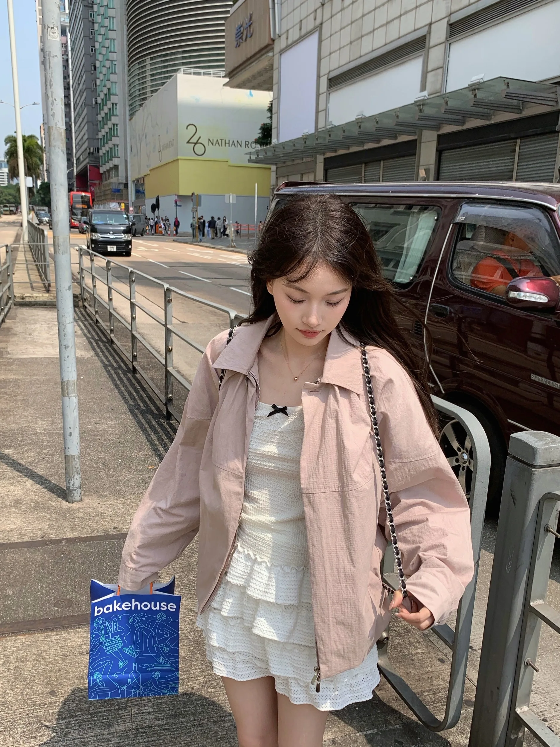 

CUTEioi Textured Lace Knot Strap Top Women's Sweet Sle Polyester Fiber Outerwear Summer Season Color