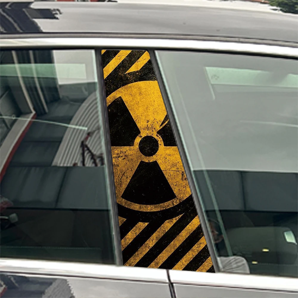 2Pcs Nuclear Warnin…