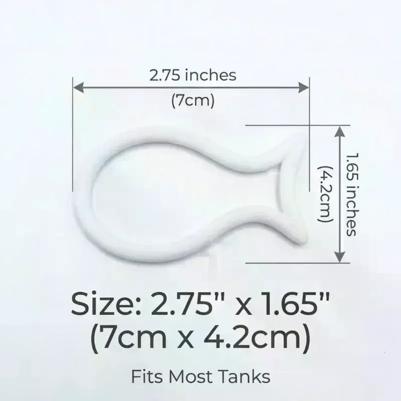 Aquarium Fish Feeding Rings 2 4 6pcs Anti Diffusion Easy Clean Floating Food Holder for Tanks