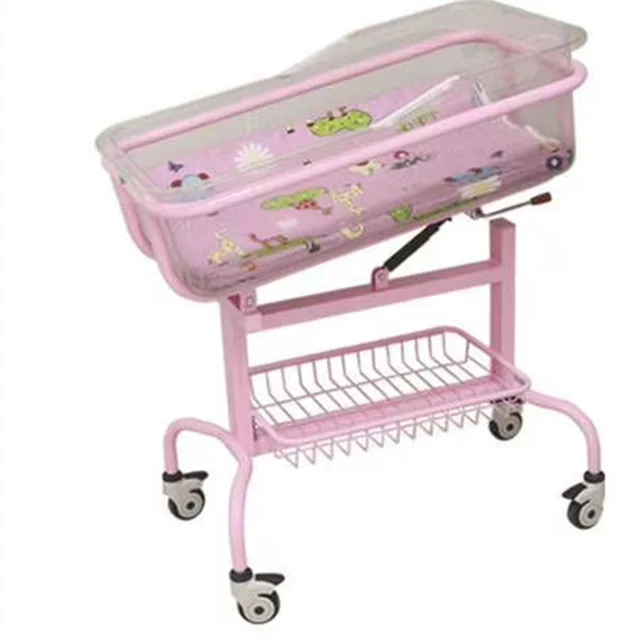 

Custom Medical Newborn Baby Cot Kids' Cribs Adjustable Abs Plastic Pediatric Nursing Children Hospital Bed