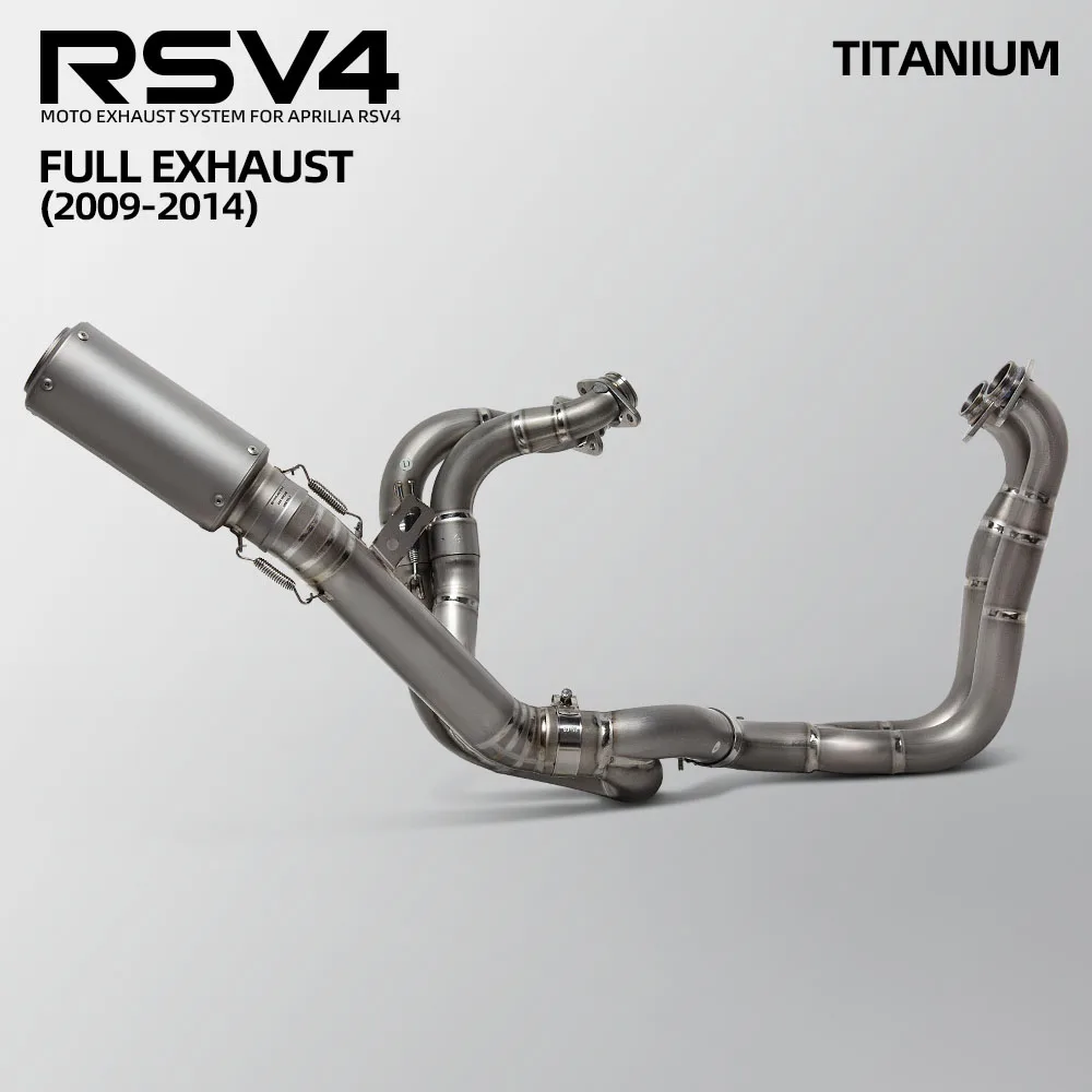 

Мотоцикл Escape, полная система, модифицированный комплект из титанового сплава, гоночный коллектор выхлопной трубы, проект глушителя для Aprilia RSV4 2009-2014