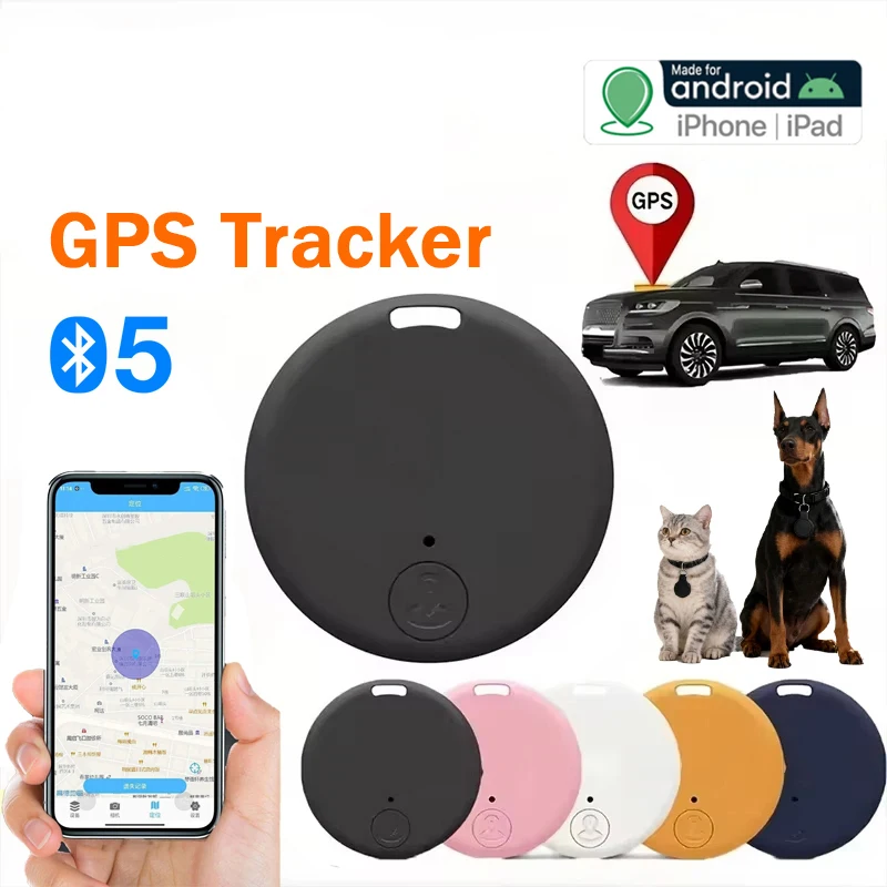 Mini GPS Tracker Bluetooth 5.0 Pet Elderly Kids Wallet Tracking Smart Finder Locator Car Locator For IOS Android 2026