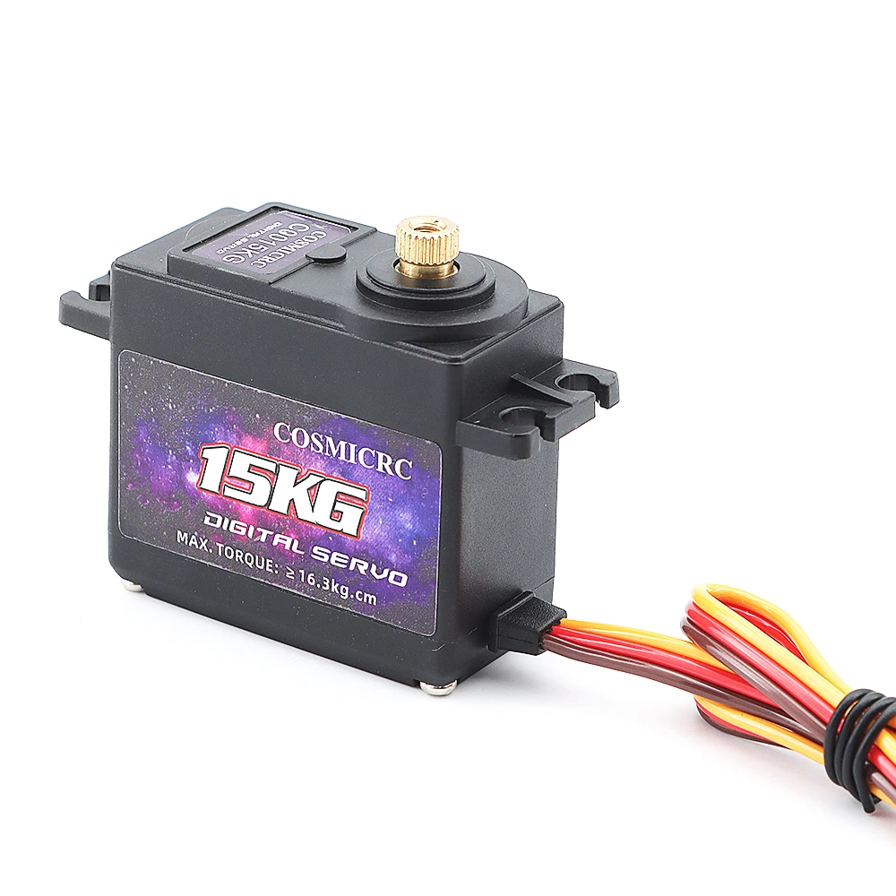 COSMICRC 서보 15KG 디지털 방수 서보 고토크 메탈 기어 모델 항공기 RC 원격 제어 자동차