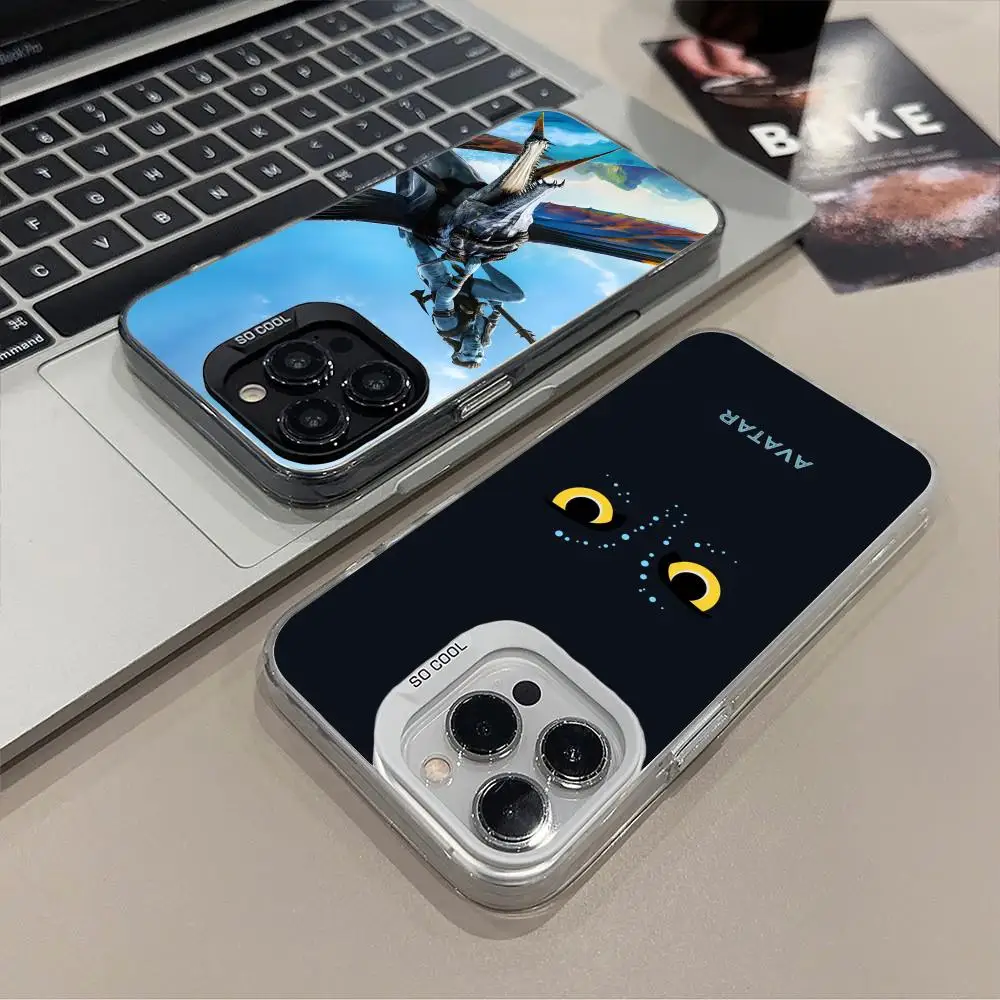 

Movie A-Avatar Mobile Phone Case for iPhone 16 15 14 13 12 11 X XR XS 8 7 Pro Max Plus Translucent Colour Printing Cover Pretty