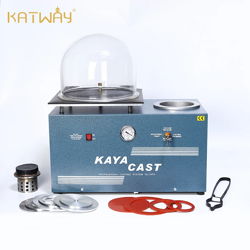 KATWAY 6L Vacuum Investment and Casting Machine Jewelry Making Professional Metal Molding LL-CM05