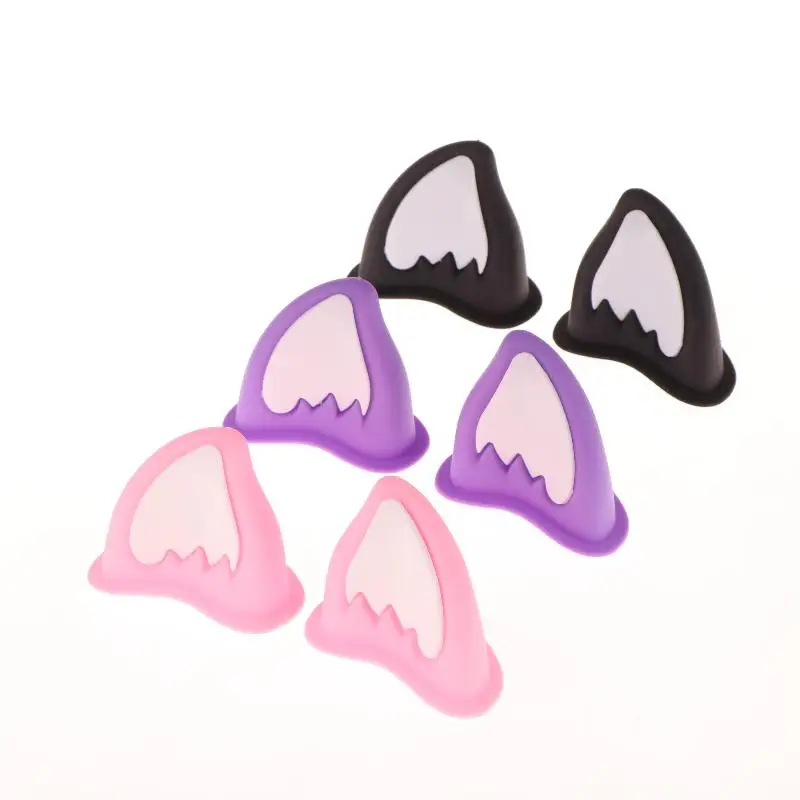 NEW Motorcycle Helmet Cat Ear Decorations Helmet Ear Accessory For Scooter Adhesive Motorbike For Skateboarding For Cycling