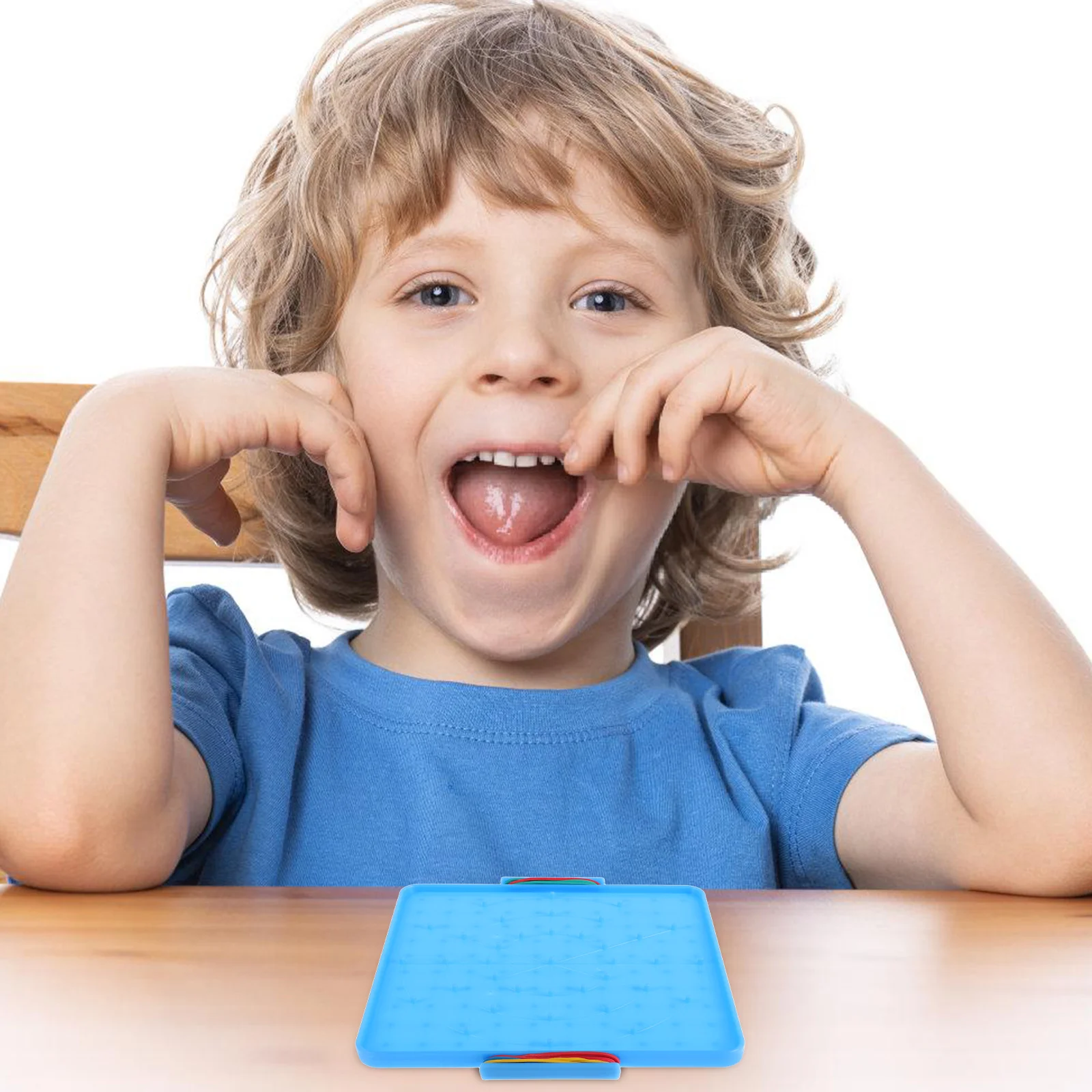 

Student Pin Board Geoboard Kid Pegboard Nail Geoboards for Kids Plastic Classroom Office