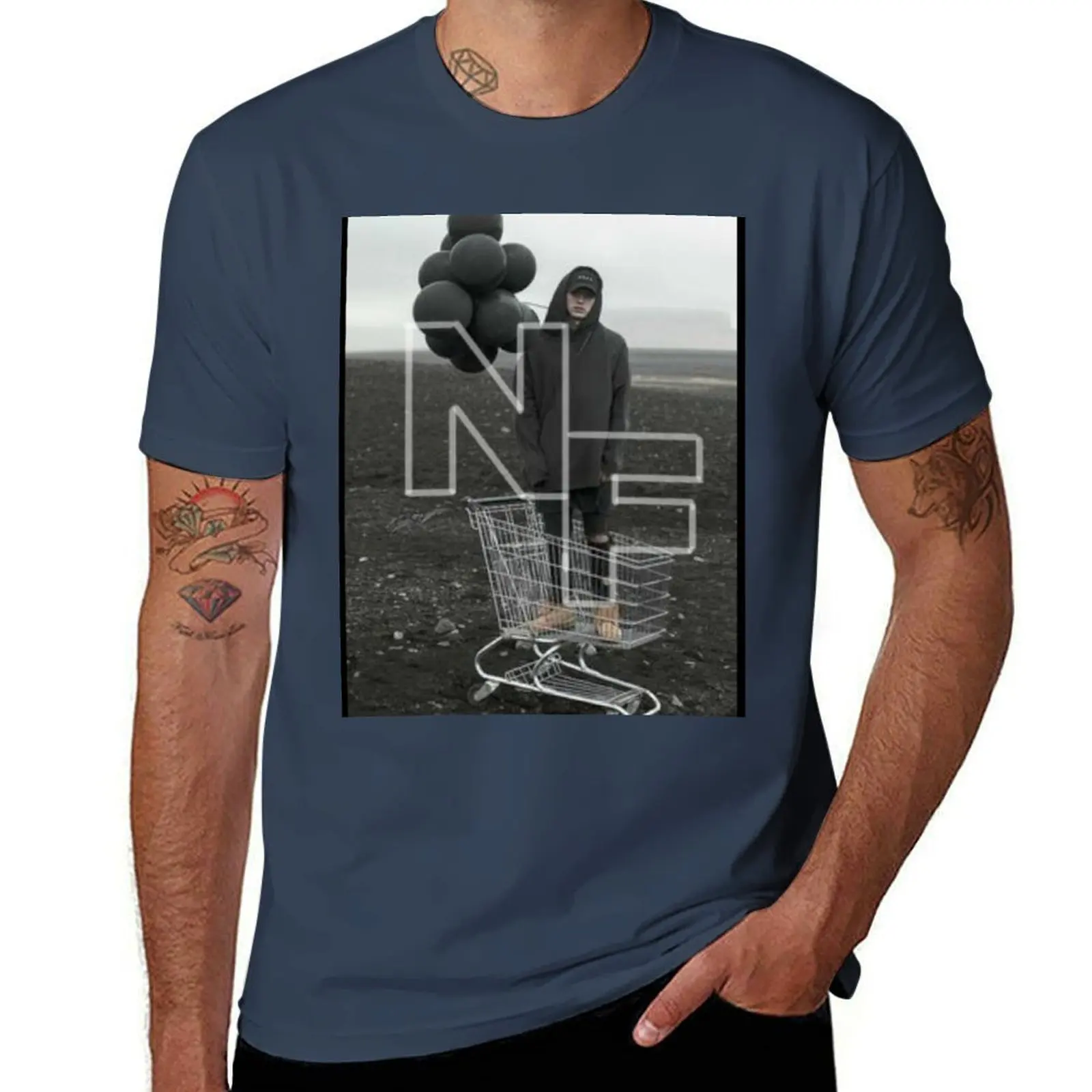 

2025 new model NF T-Shirt graphics vintage korean fashion new edition clothes for men