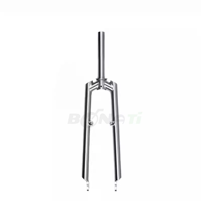 Hard Tail MTB Gr9 Titanium Front Fork with IS/PM Disc Brake V Brake for Mountain Bike