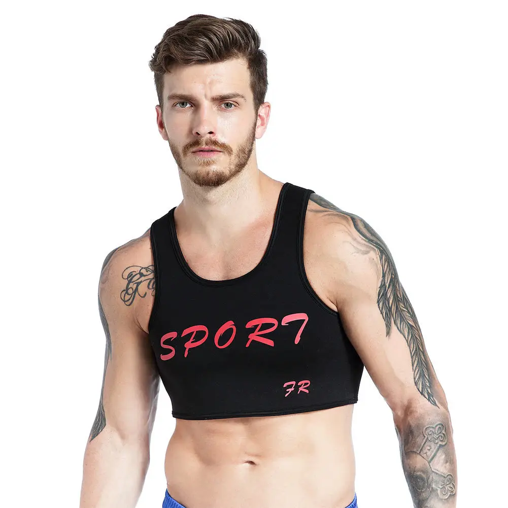 Men Tank Top Bodybuilding Tank Top Men Fitness Singlet Sleeveless Shirt Printed Neoprene Muscle Vest Undershirt