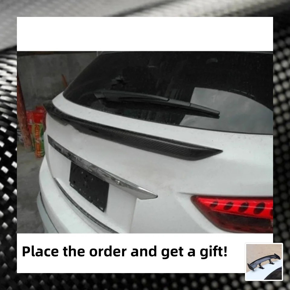 

Задний спойлер из углеродного волокна для Infiniti FX35 FX37 FX50 09-13, модифицированное хвостовое крыло, автоаксессуары