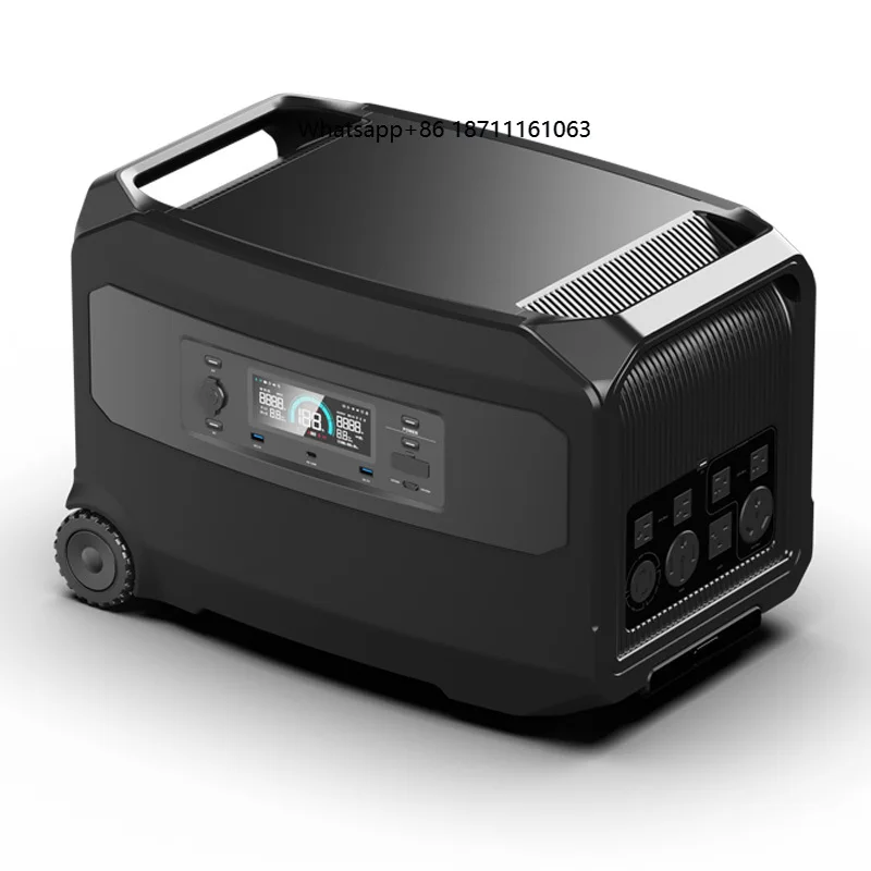 Portable Power Station S5 4608Wh Solar Generator 6000W  Controller Best Portable Refrigerator