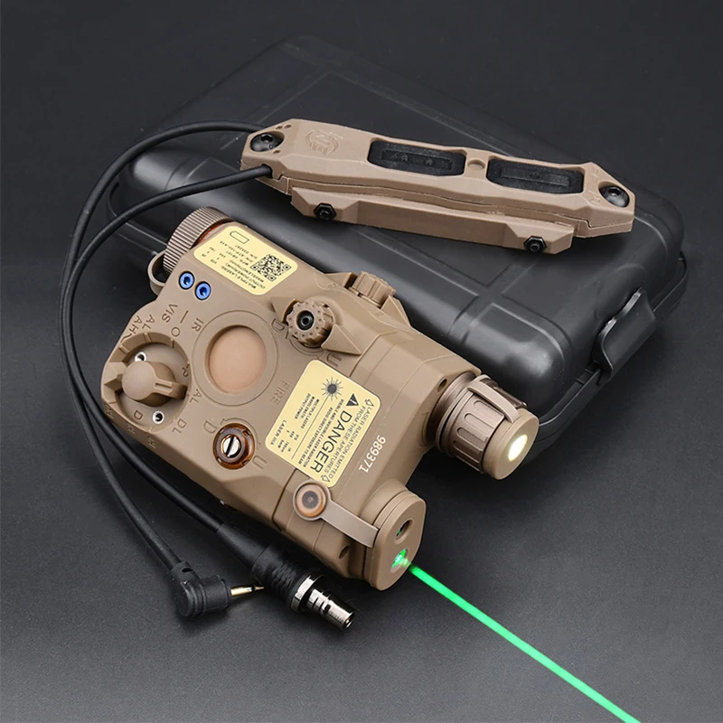 

WADSN peq15 laser indicator PEQ 15 Set Green laser box flashlight dual control rat tail tactical flashlight Scout Light
