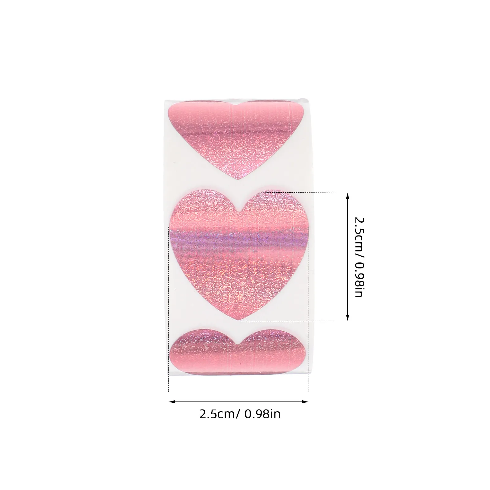 500Pcs Heart-Shaped Tanning Stickers – Waterproof, Easy-Apply Self-Adhesive Sun Tan Decals for Adults & Families