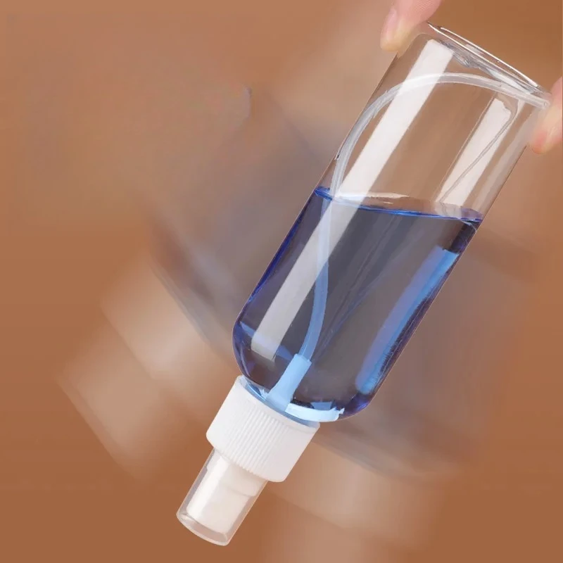 10-250ml portátil transparente líquido cosméticos espanador spray garrafa recarregável medicina pulverizador de água design simples para viajar