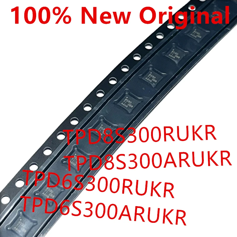 10piece  TPD6S300RUKR  6S30 、TPD6S300ARUKR  6S30A 、TPD8S300RUKR  8S30 、TPD8S300ARUKR  8S30A  New port protector chip  TPD6S300