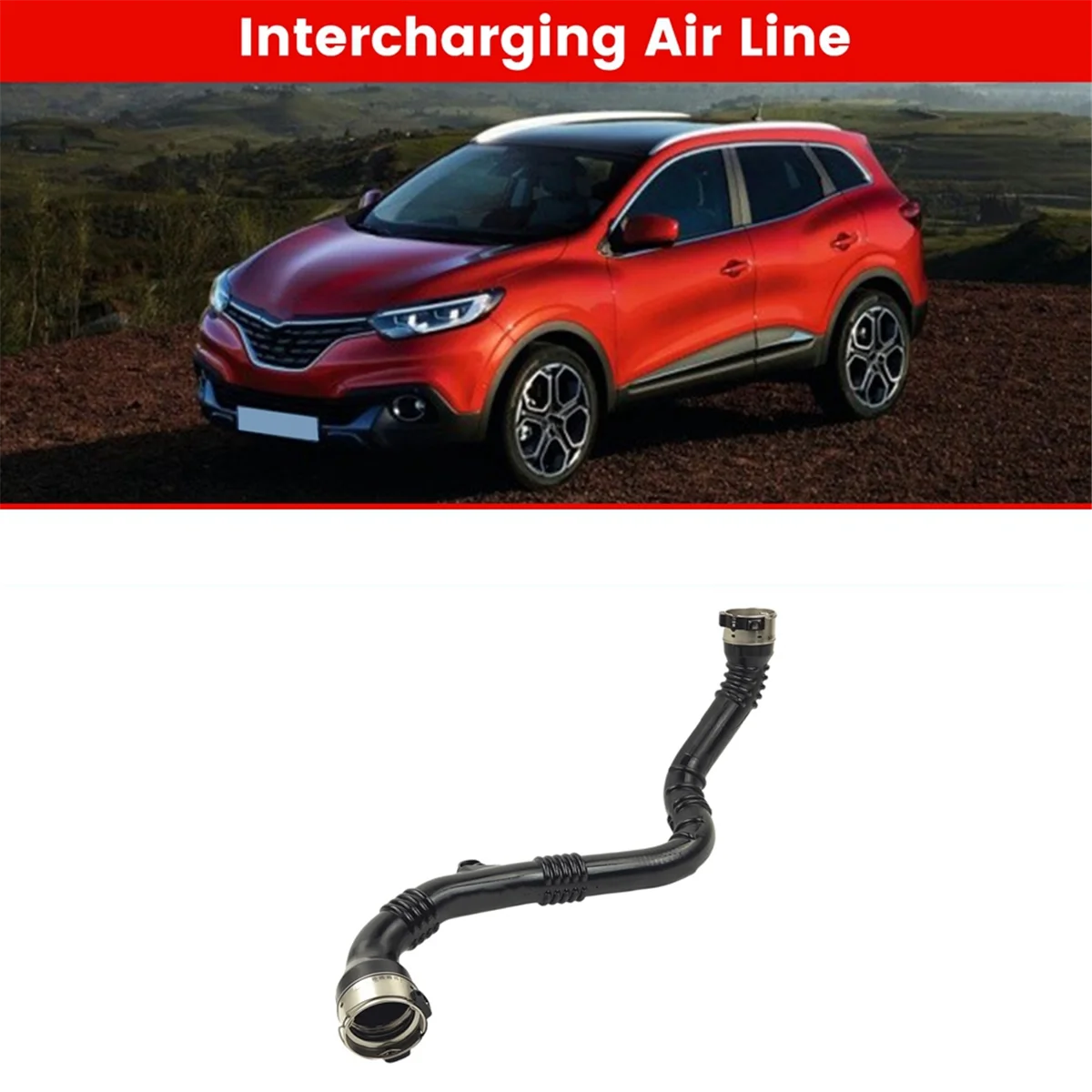 Car Intercharging Air Line for Renault Talisman Grandtour (KP) 1.5 DCi 144608957R