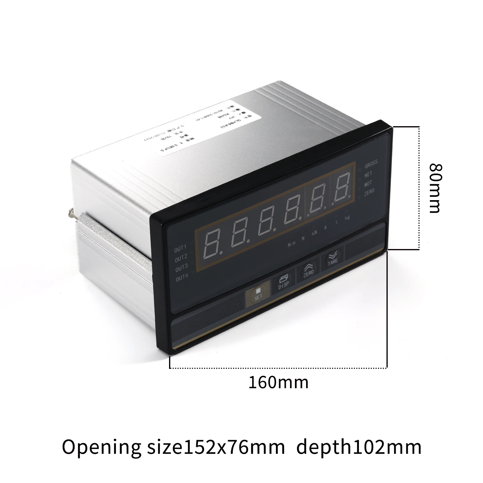 QL-HB5 Load Cell Indicator Display Weighing Transducer Batching Trasmitter AC 100-240V IP65 485 4-20mA