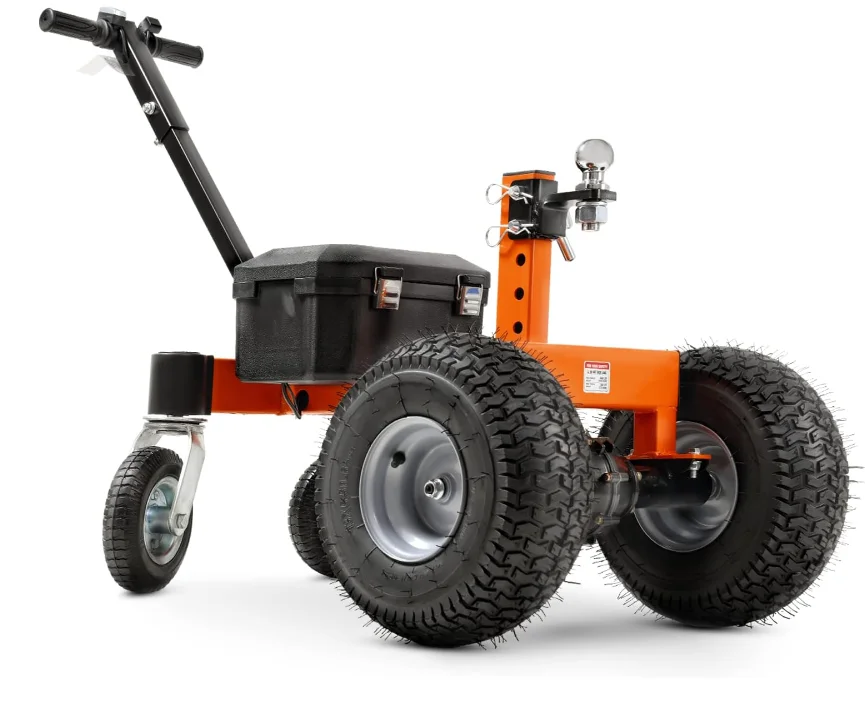 مقطورة كهربائية تجارية دوللي 2 بوصة وصلة كروية جبل 3600 رطل أقصى وزن المقطورة 600 رطل أقصى وزن اللسان تيار مستمر 24 فولت 800 وات 7 أمبير