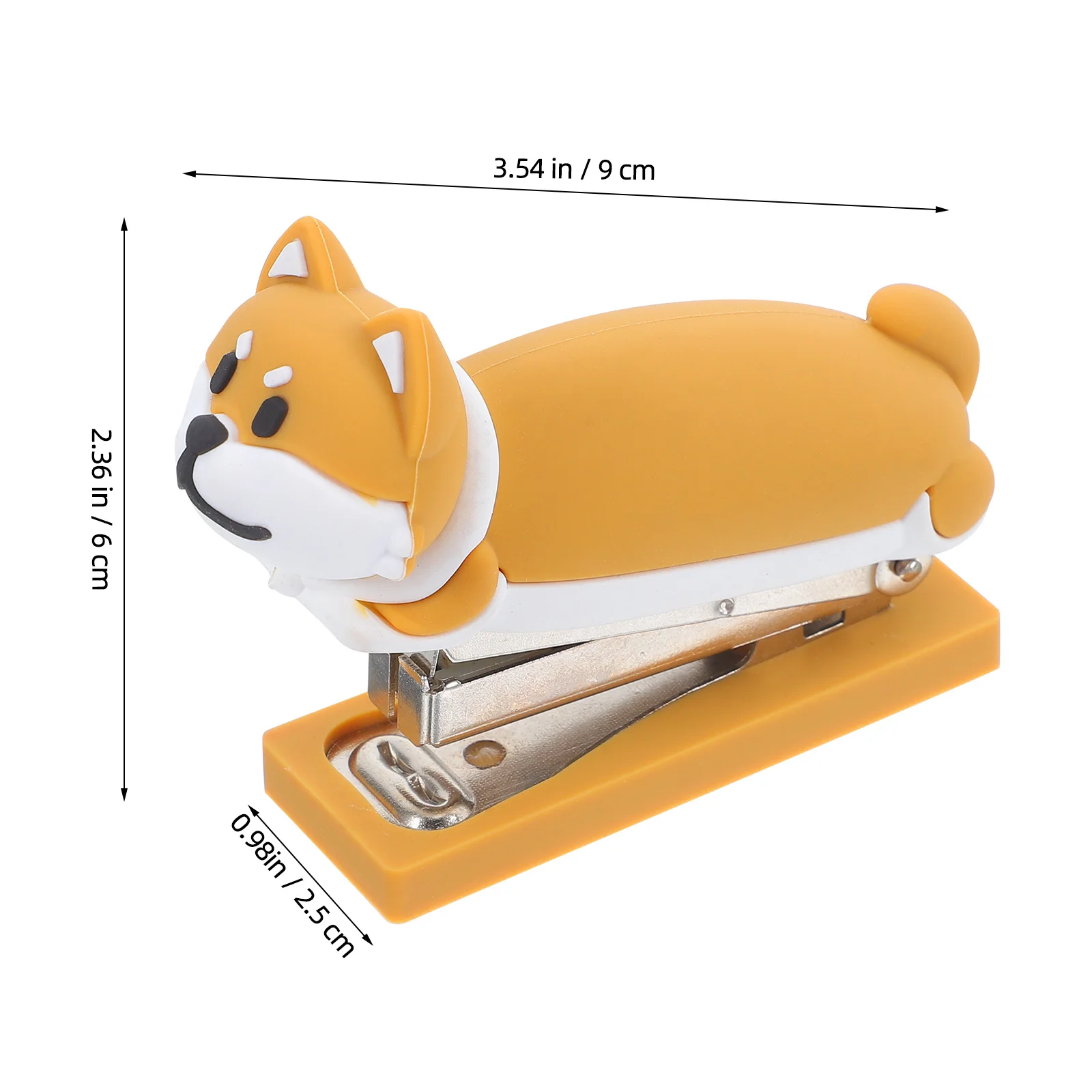 Mini Cute Stapler Adorable Compact Lightweight Travel Desk Stationery for Students Professionals Aesthetic Office