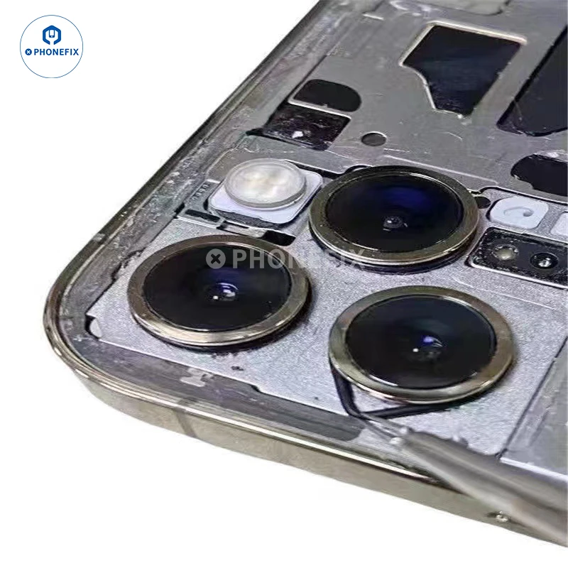 50pcs/100pcs Phone Hole Rubber Ring Rear Back Glass Camera Waterproof Rubber Ring For iPhone X XS XR XSM 11 12 13 Pro MAX Parts