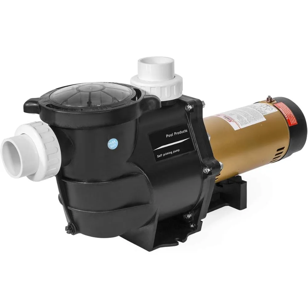 2HP In-Ground Swimming Pool Pump Variable Speed 2" Inlet 230V High Flo w/ Slip-On Fitting