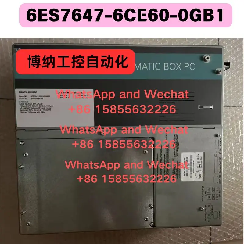 

Б/у 6ES7647-6CE60-0GB1 IPC Функциональный тест ОК Быстрая доставка